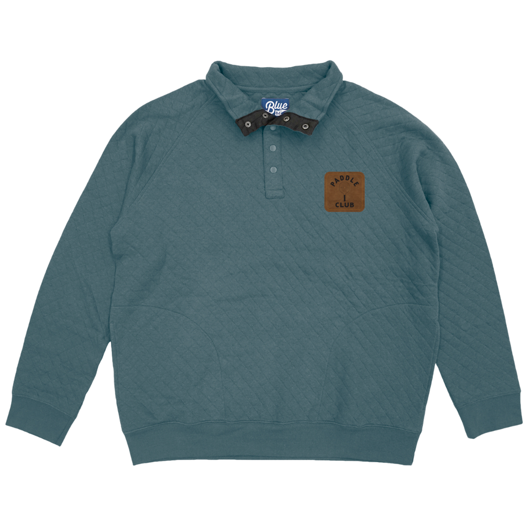 Quilted Fleece Snap Pullover | miPADDLE