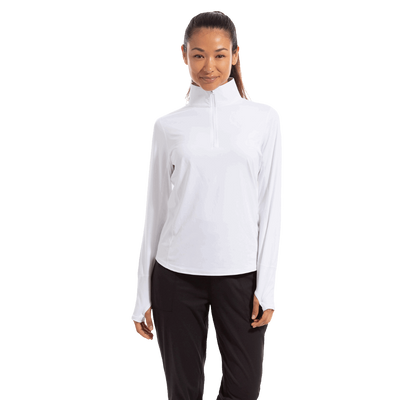 miPADDLE x BLOQUV Womens Relaxed Mock Zip Top - miPADDLE